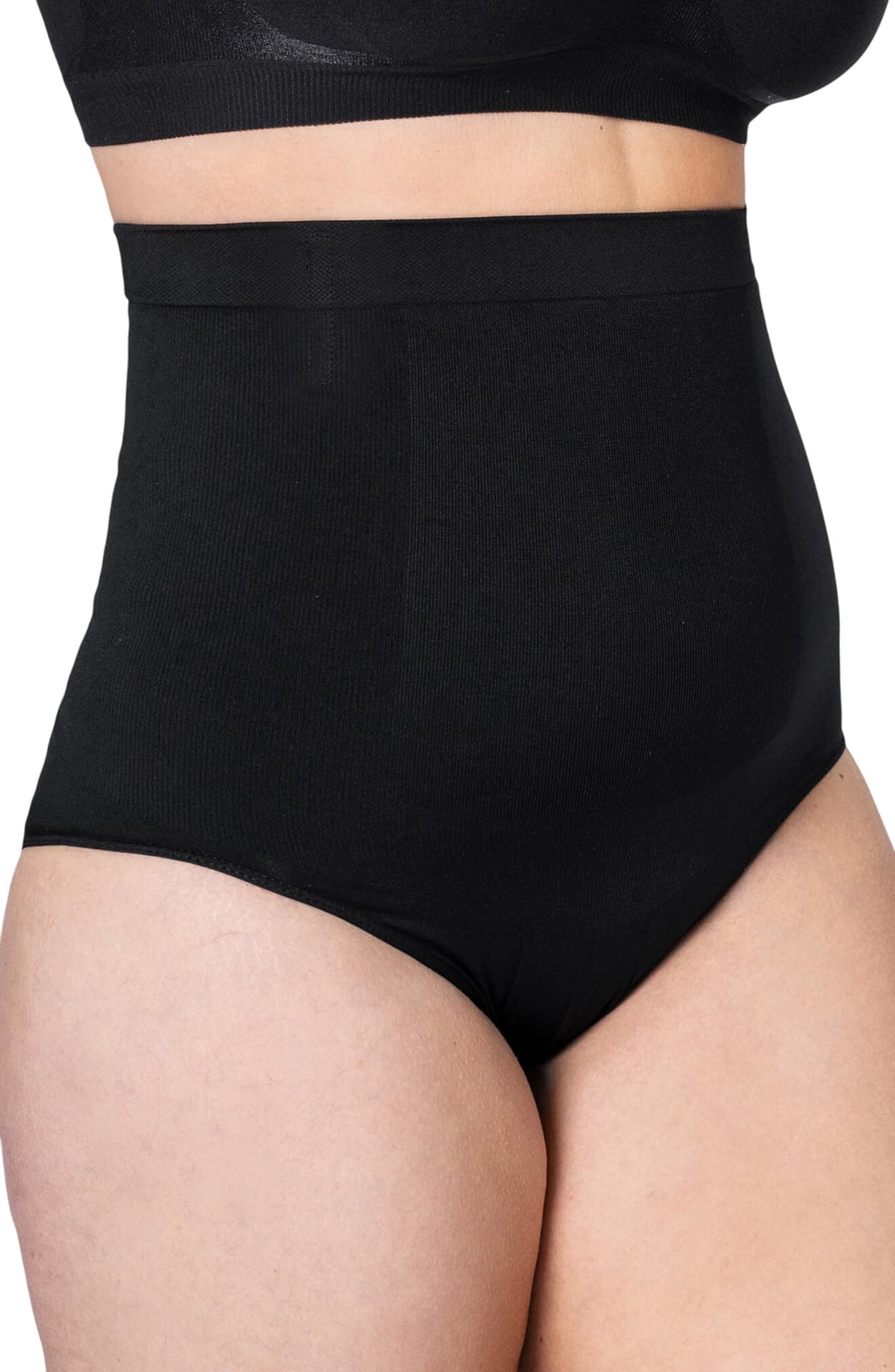 SHAPERMINT High Waist Shaper Briefs BLACK M/L