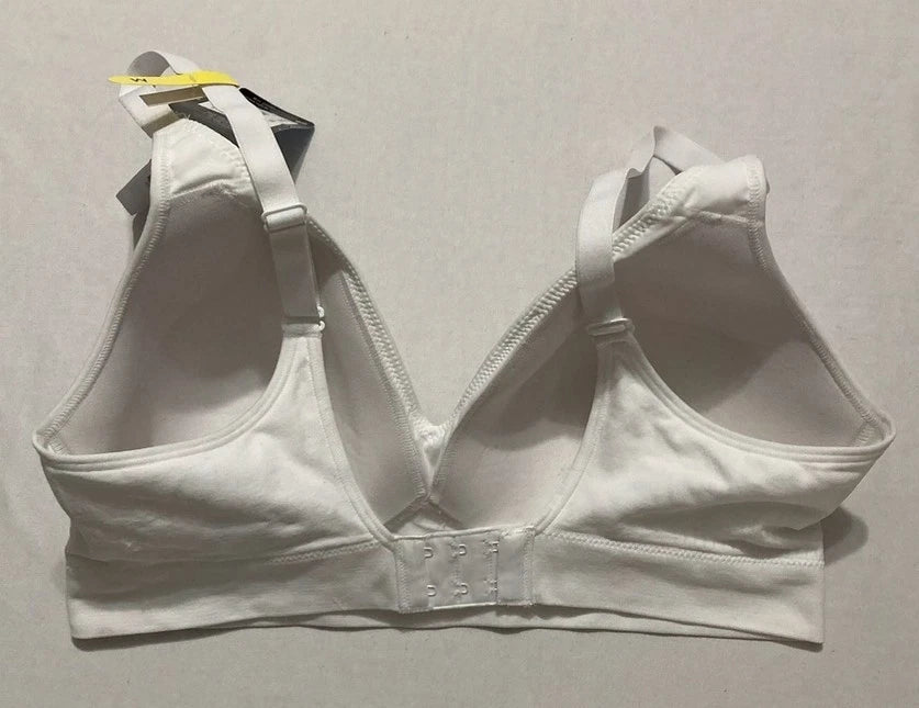 NWD BALI Wireless Bra Comfort Revolution Modern Seamless Bras WHITE M