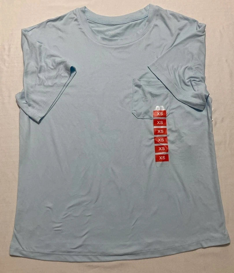 NWD ROUDELAIN Drop-Shoulder Crewneck Sleep Tee BLUE XS