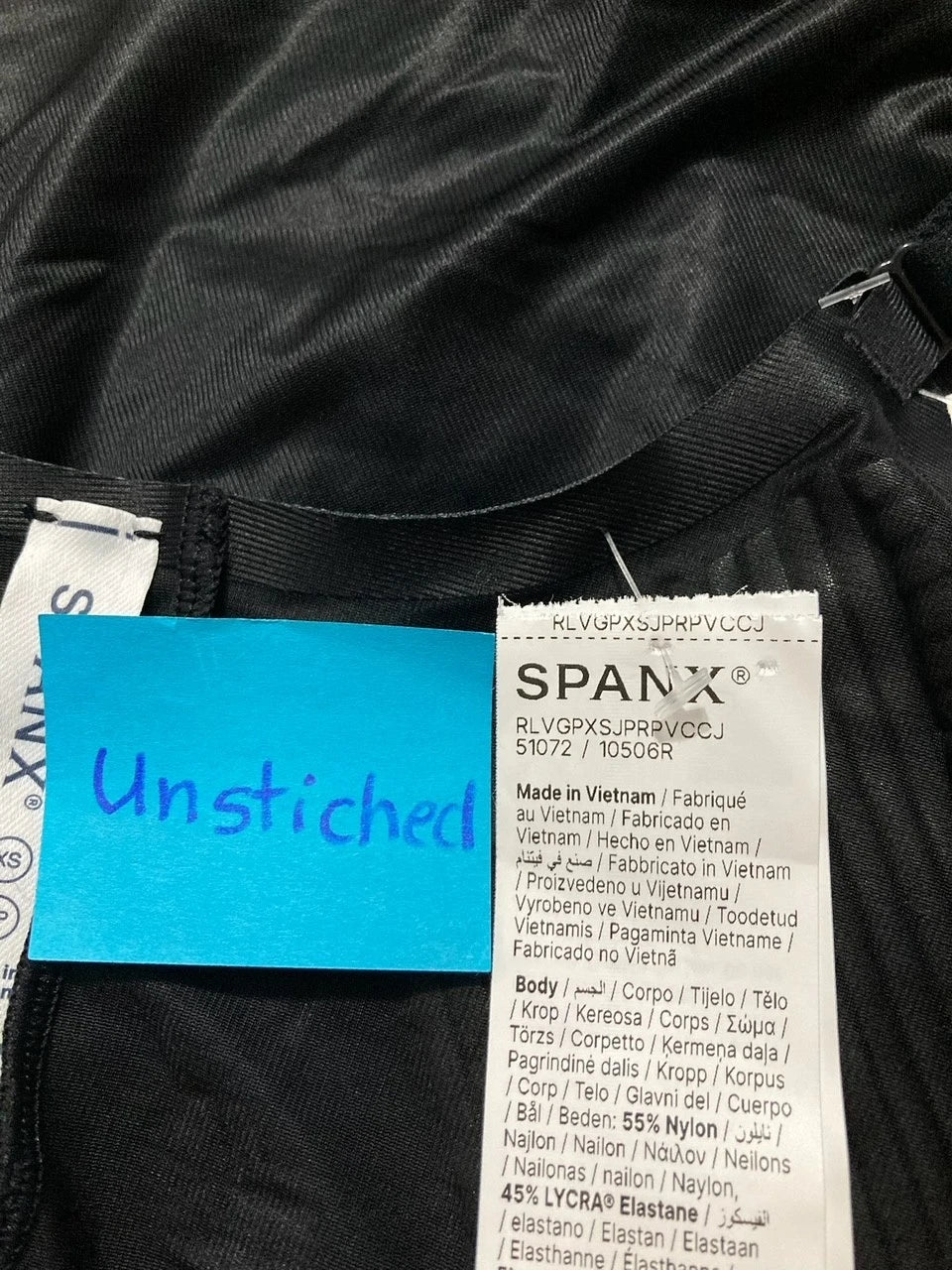 NWD SPANX Invisible Cami Slip BLACK XS