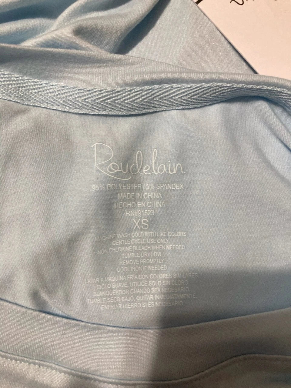 NWD ROUDELAIN Drop-Shoulder Crewneck Sleep Tee BLUE XS