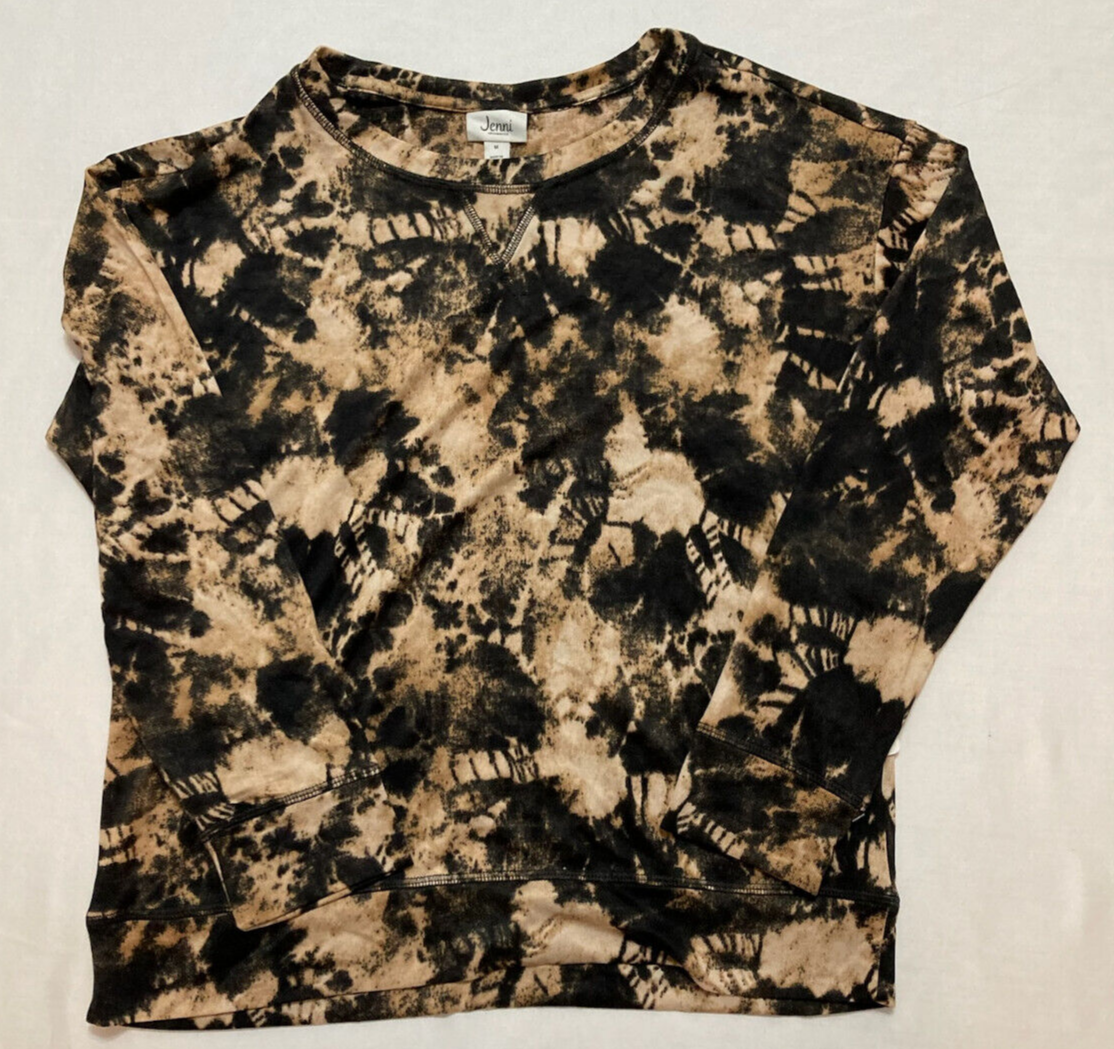 Jenni Twinning Super Soft Pajama Top Tyedie XS
