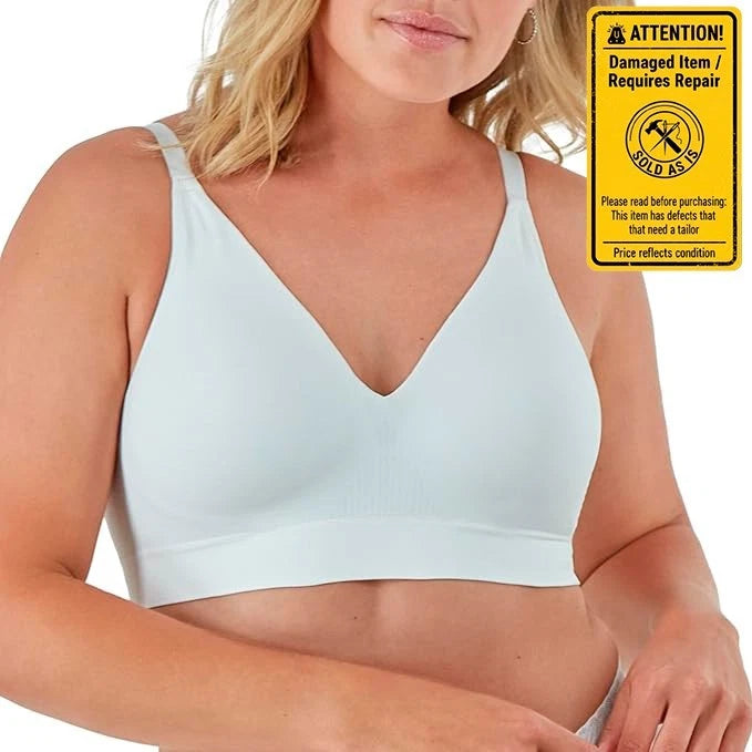 NWD BALI Wireless Bra Comfort Revolution Modern Seamless Bras WHITE M