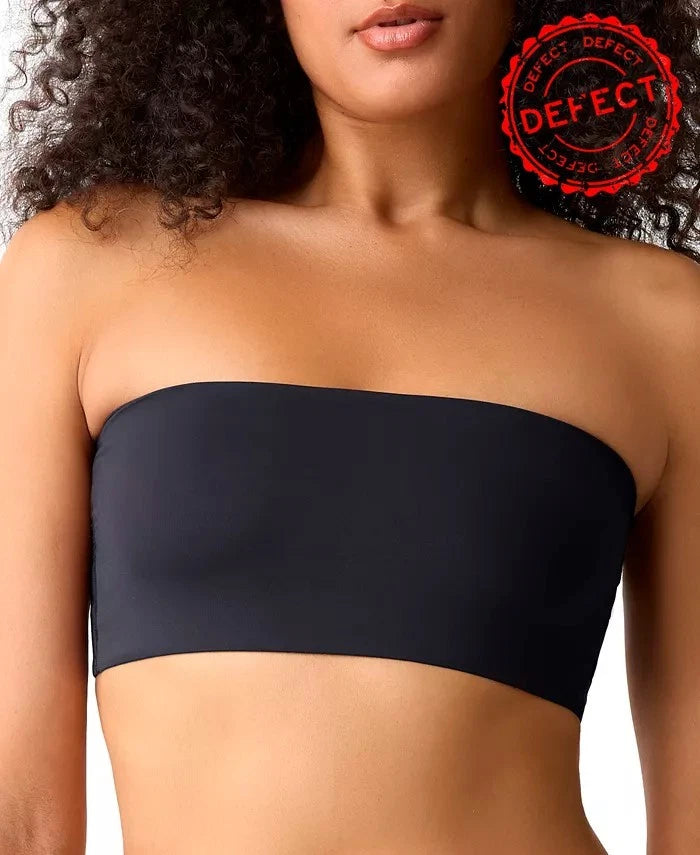 NWD GAP BODY Lightly Lined Bandeau Bralette BLACK L