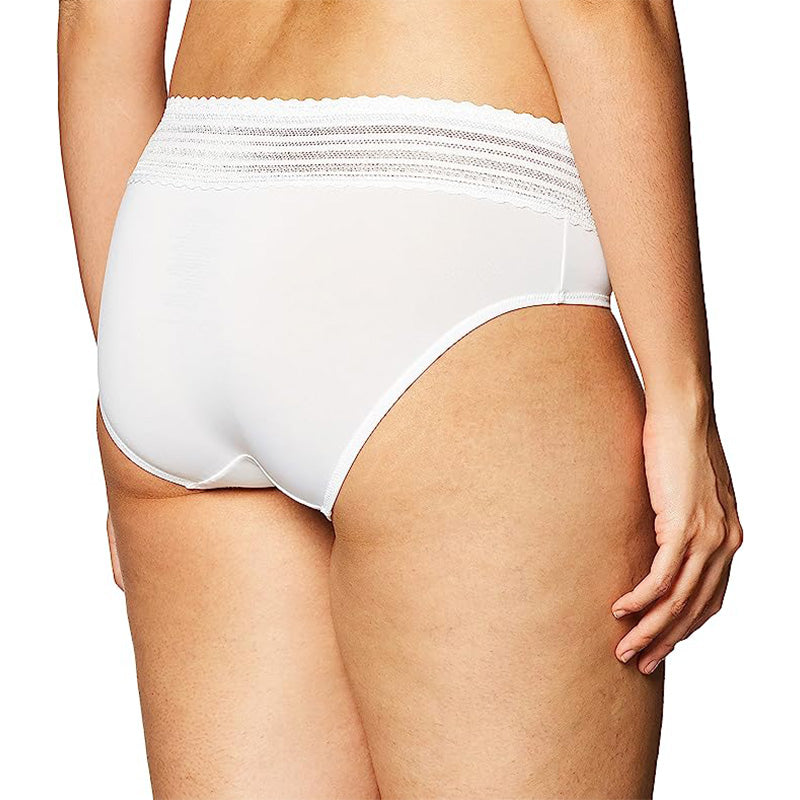 Warner's  No Pinching No Problems Dig-Free Comfort Waist with Lace White M