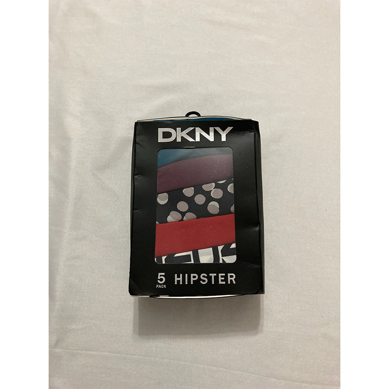Dkny 5-Pk Litewear Cut Anywear Hipster Multicolor L