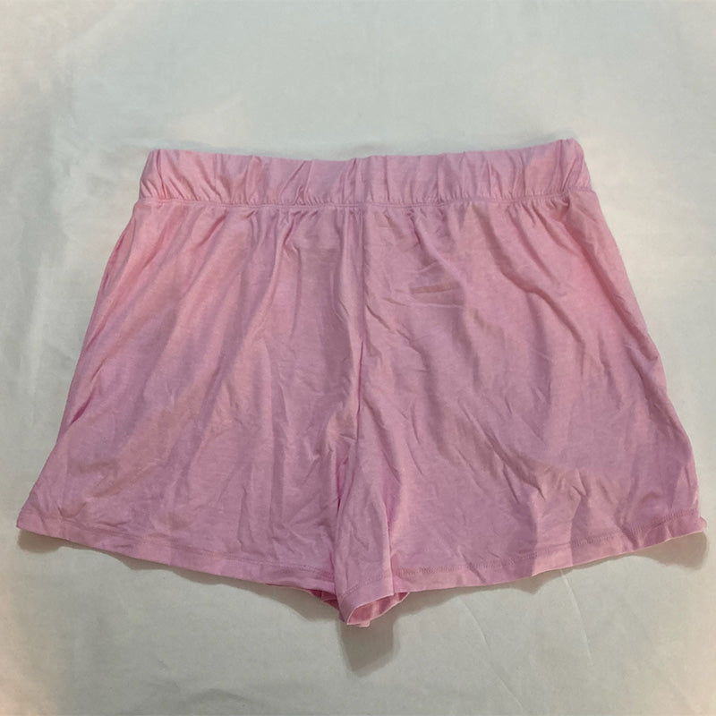 Jockey Soft Essentials Drawstring Sleep Shorts Pink L