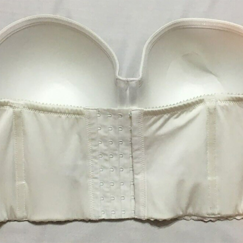 NWD Parfait Elissa Strapless Contour Bustier Bra White 42E