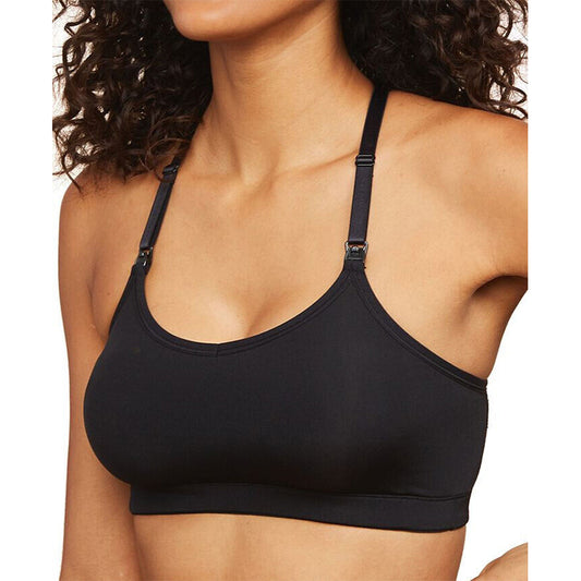 Motherhood Maternity Full-Coverage Clip-Down Nursing Black M