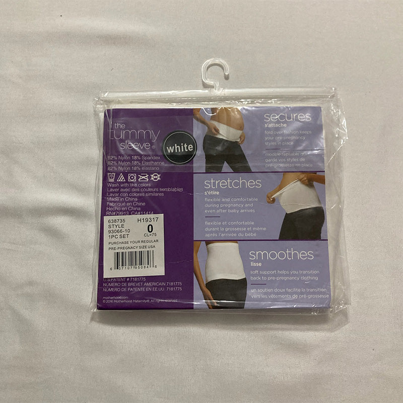 Motherhood Maternity Maternity Tummy Sleeve White One Size