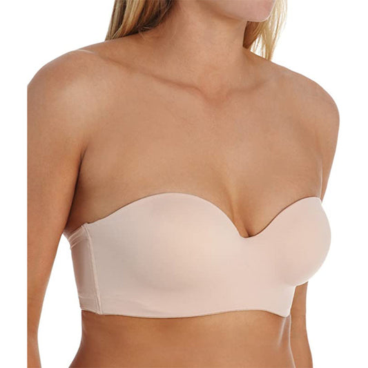 Carnival Full Figure Seamless Molded Strapless Bra Nude 32DDD