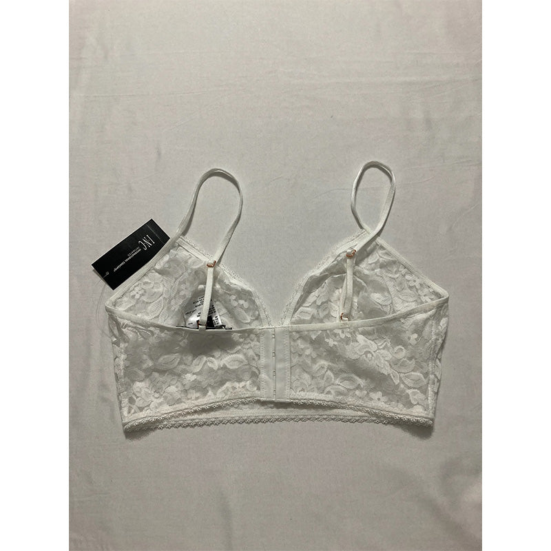 INC Lace Bralette Lingerie White M
