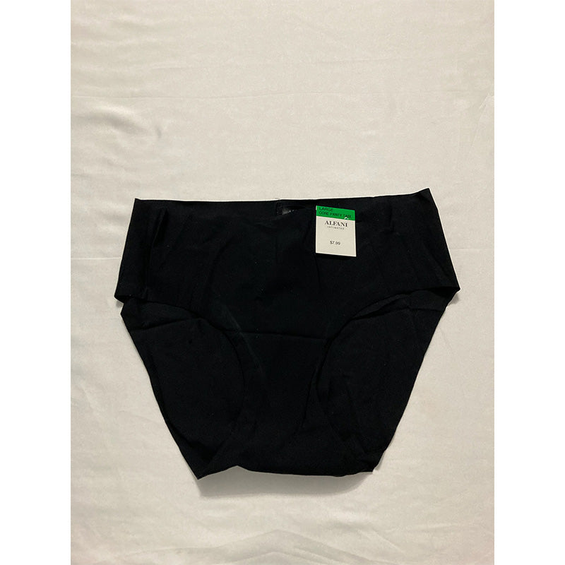Alfani Laser-Cut Hipster Underwear Black L