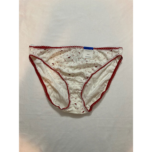 Charter Club Everyday Cotton Bikini Underwear Black And Red XL