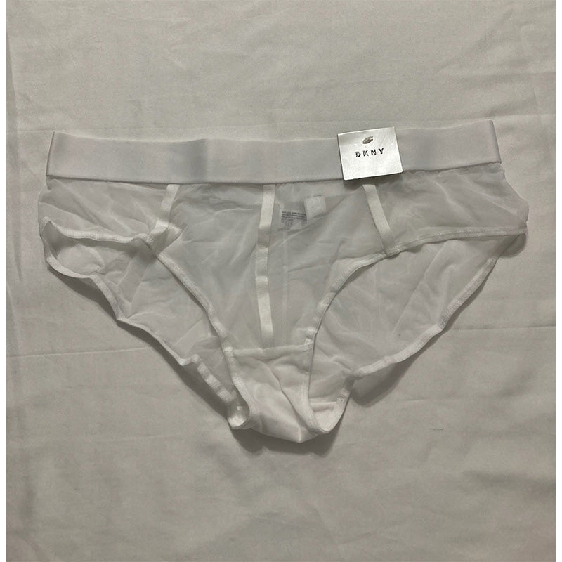 DKNY Sheers Hipster Panty White L