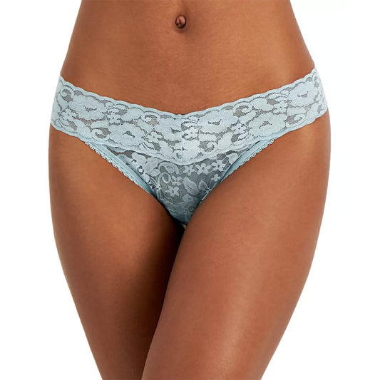 INC Lace Thong Underwear Blue Amazonite L