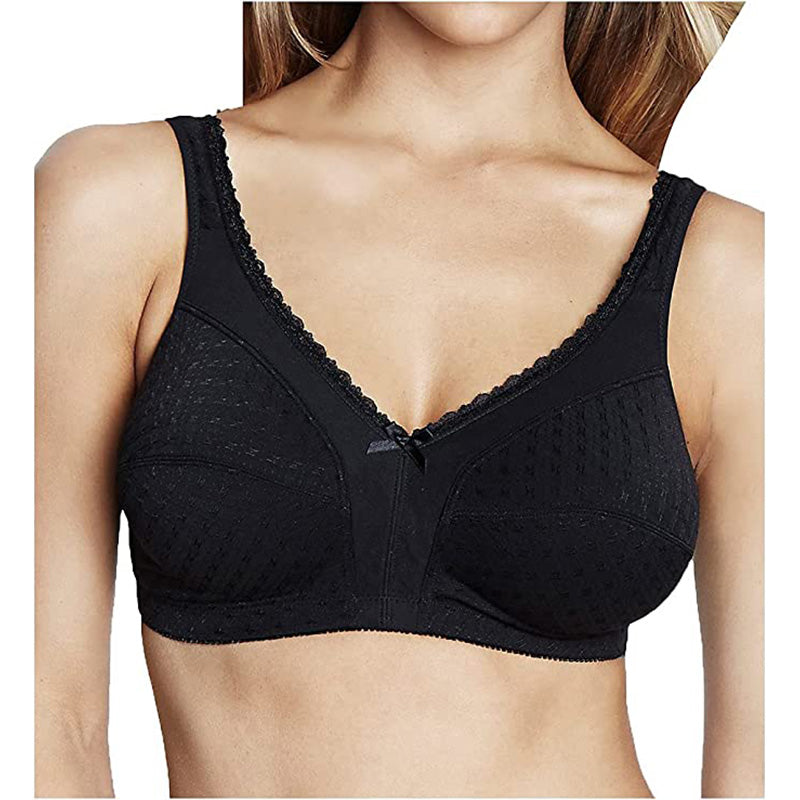 Dominique Marcelle Wire Free Soft Cup Bra Black 38D