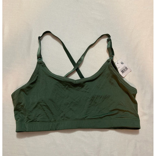 Motherhood Full-Coverage Clip-Down Nursing Green XL